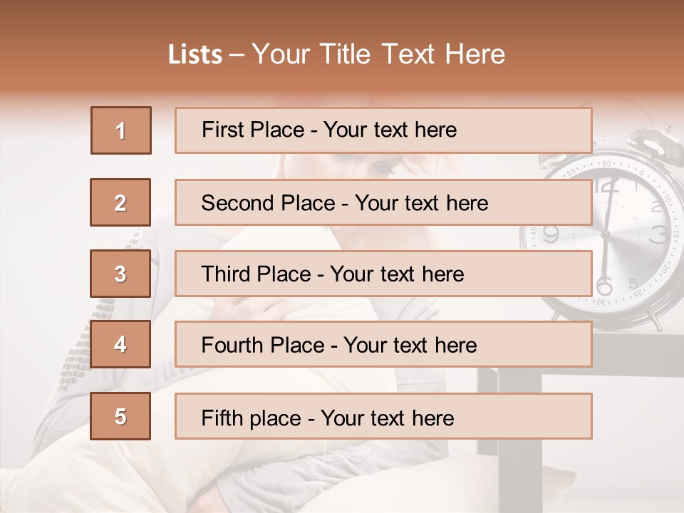 Rest Object Bedding PowerPoint Template