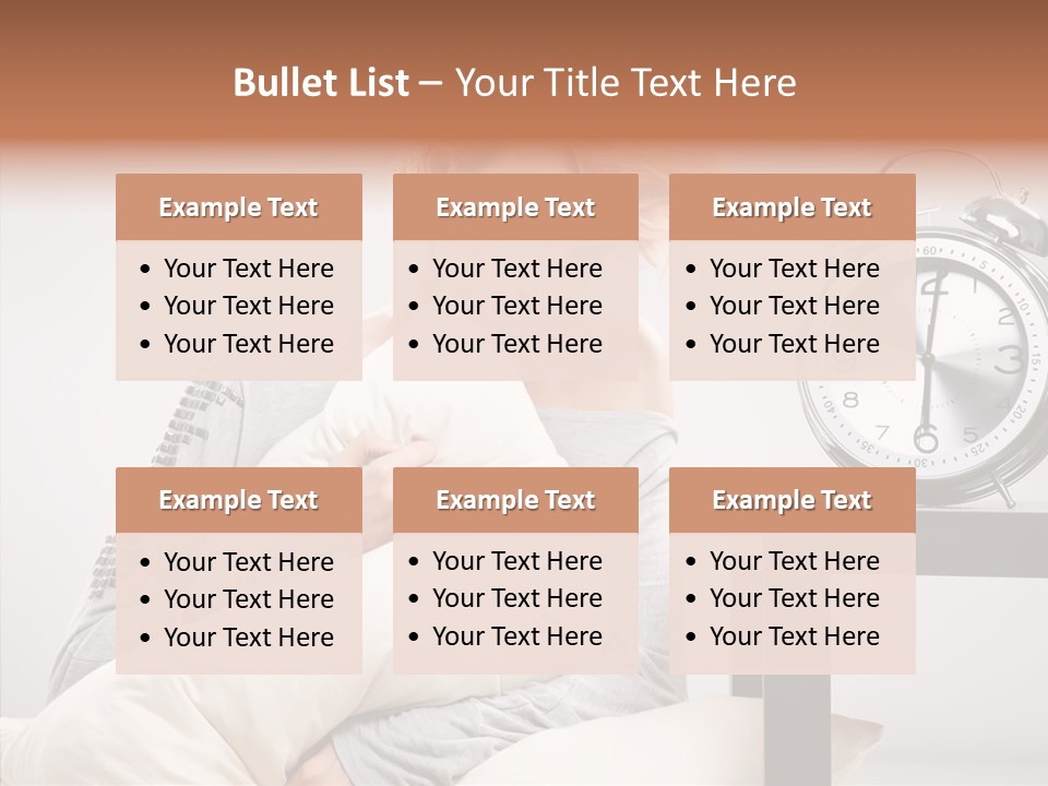 Rest Object Bedding PowerPoint Template