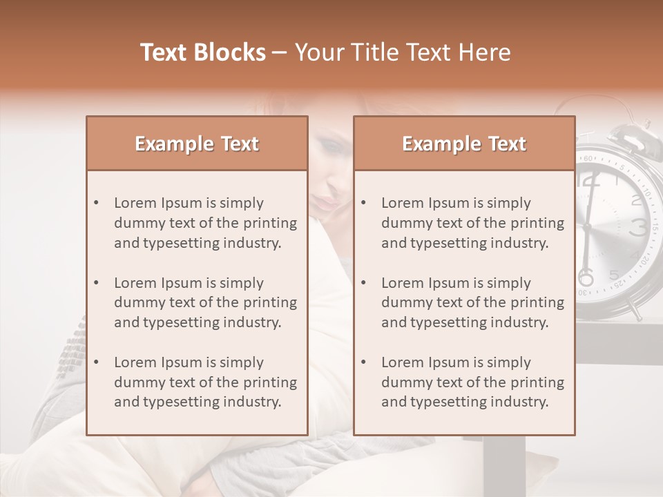 Rest Object Bedding PowerPoint Template