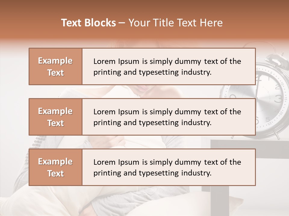 Rest Object Bedding PowerPoint Template