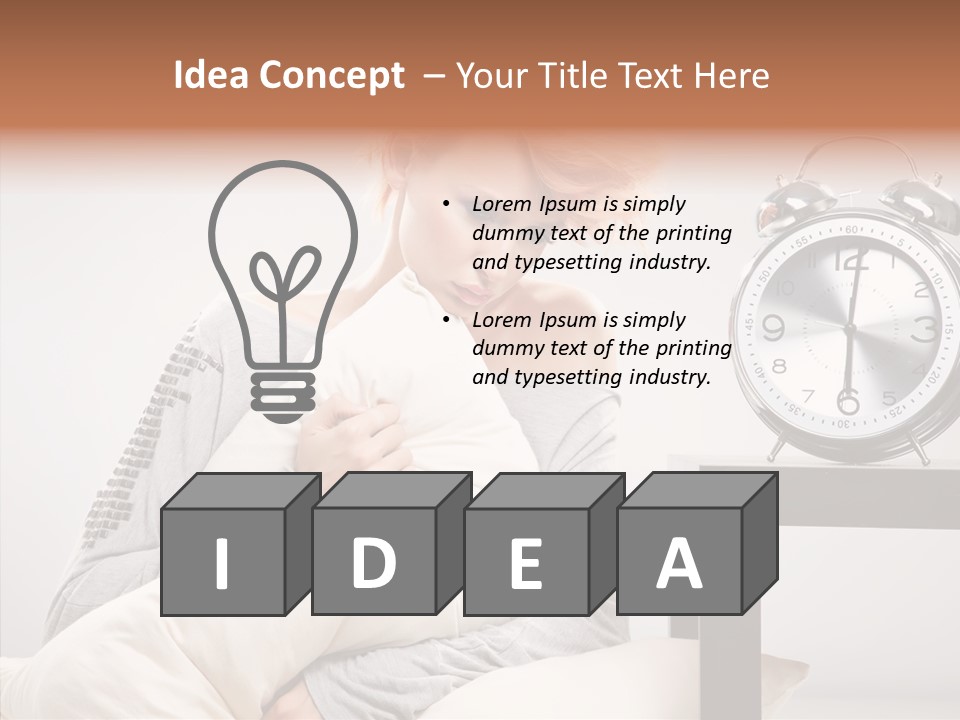 Rest Object Bedding PowerPoint Template