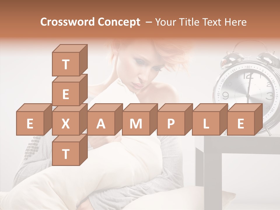 Rest Object Bedding PowerPoint Template