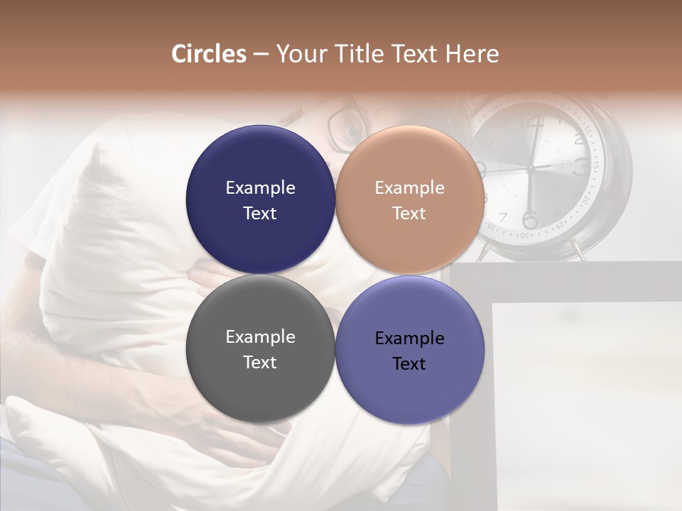 One Caucasian Weekend PowerPoint Template