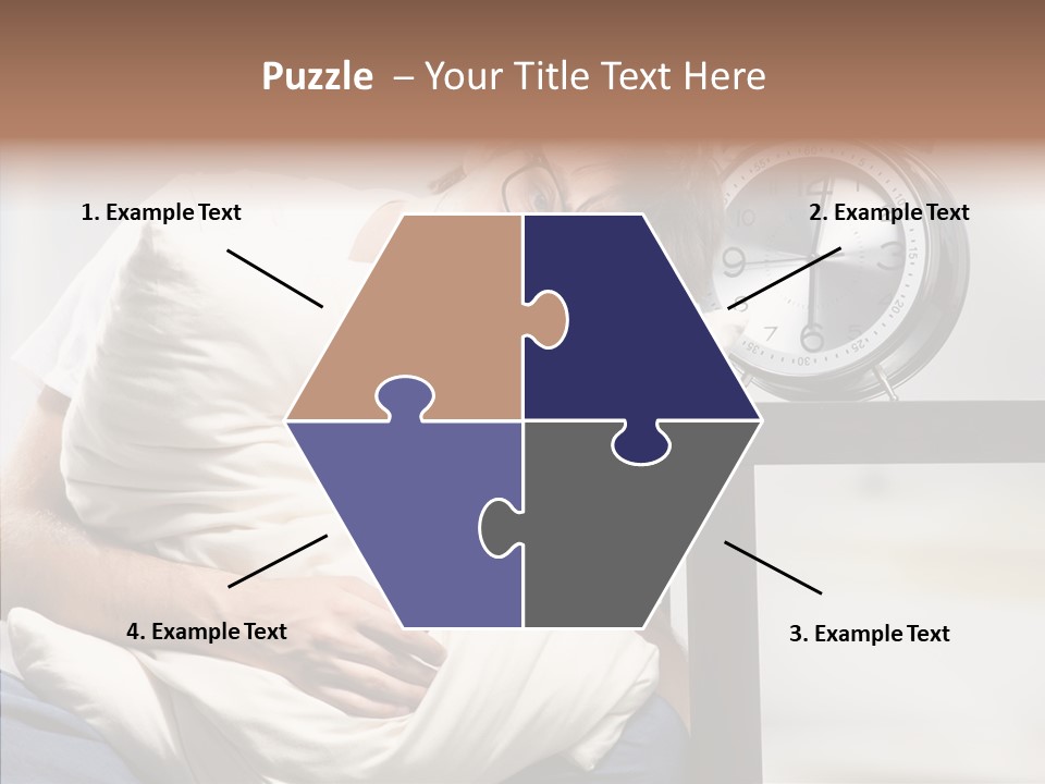 One Caucasian Weekend PowerPoint Template