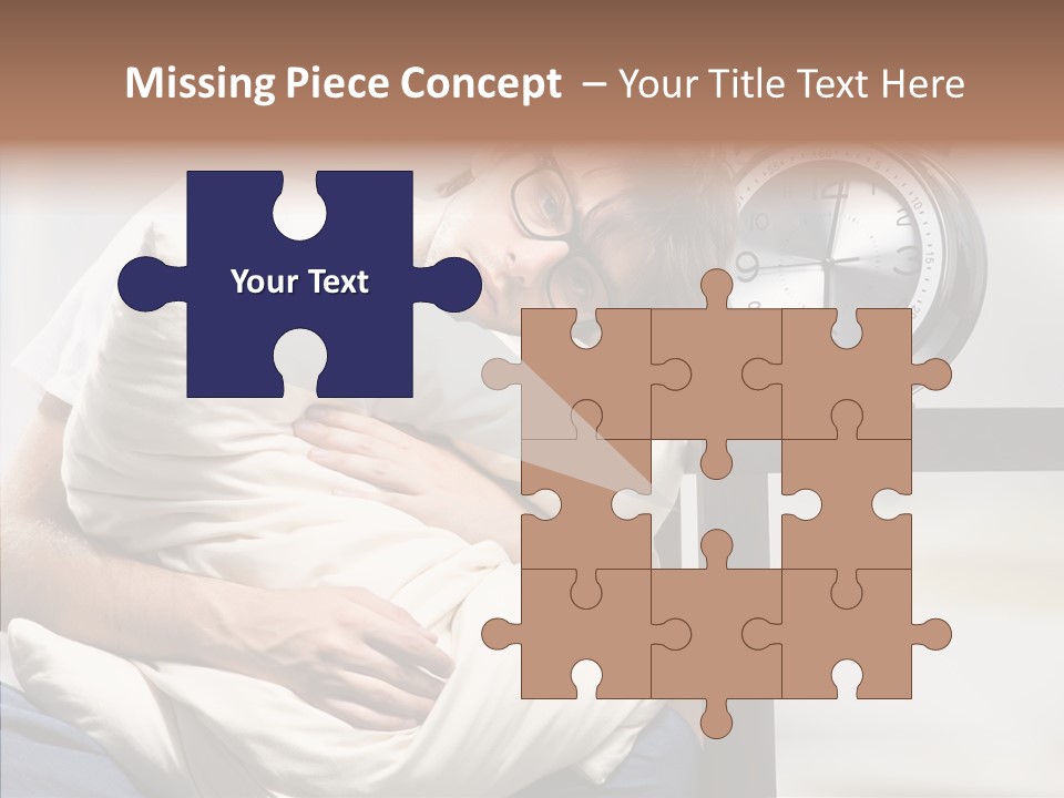 One Caucasian Weekend PowerPoint Template