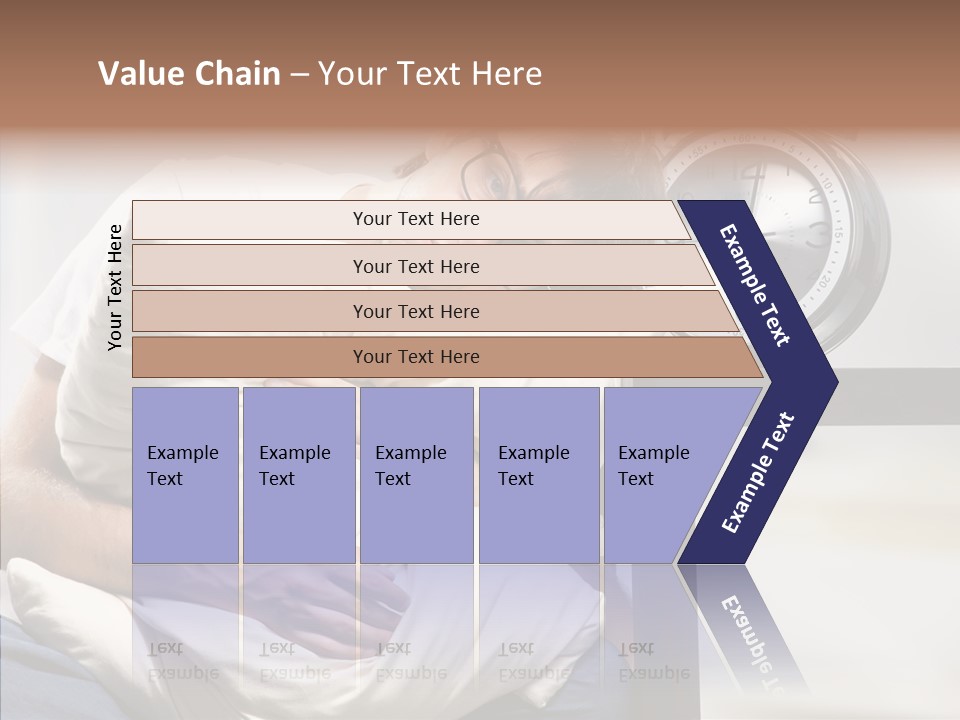 One Caucasian Weekend PowerPoint Template