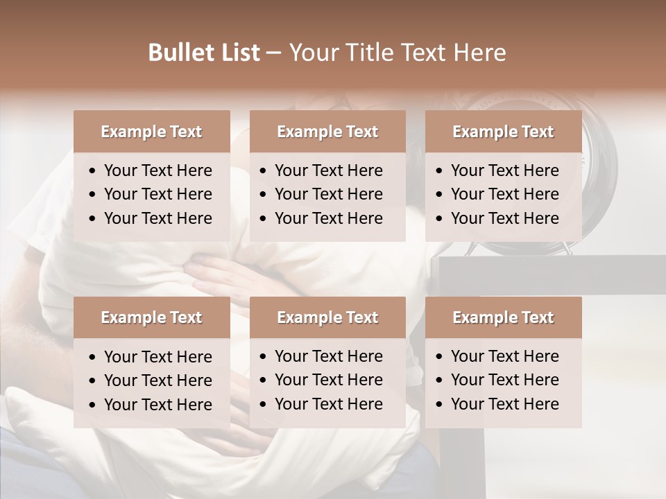 One Caucasian Weekend PowerPoint Template