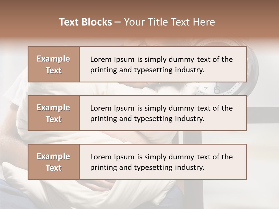 One Caucasian Weekend PowerPoint Template
