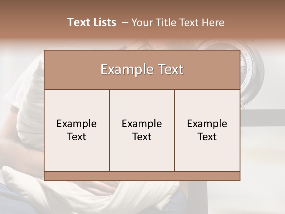 One Caucasian Weekend PowerPoint Template