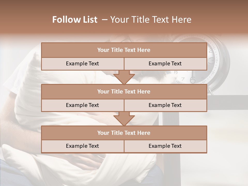 One Caucasian Weekend PowerPoint Template