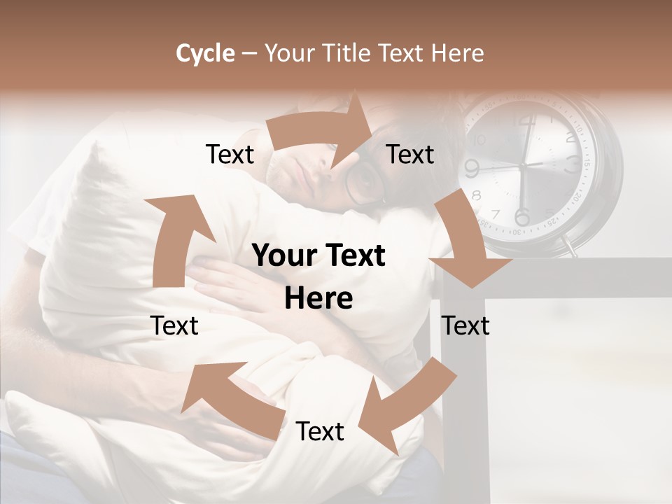 One Caucasian Weekend PowerPoint Template