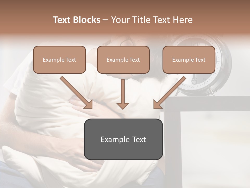 One Caucasian Weekend PowerPoint Template