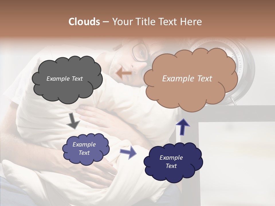 One Caucasian Weekend PowerPoint Template