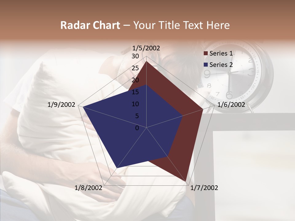 One Caucasian Weekend PowerPoint Template