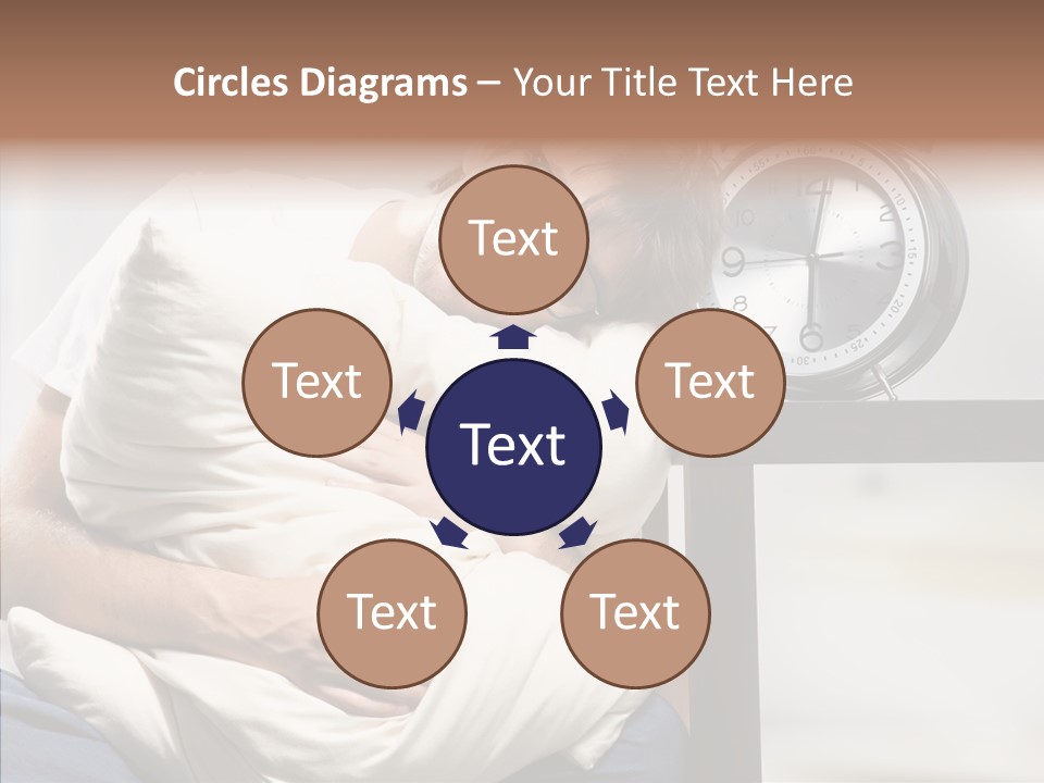 One Caucasian Weekend PowerPoint Template