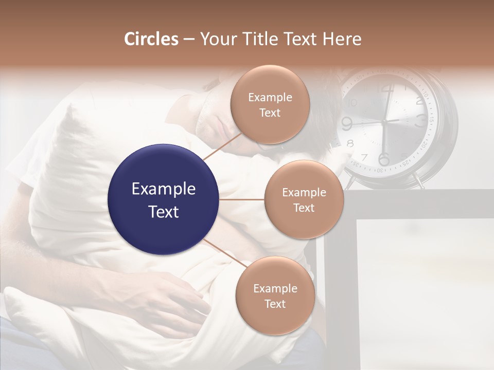 One Caucasian Weekend PowerPoint Template