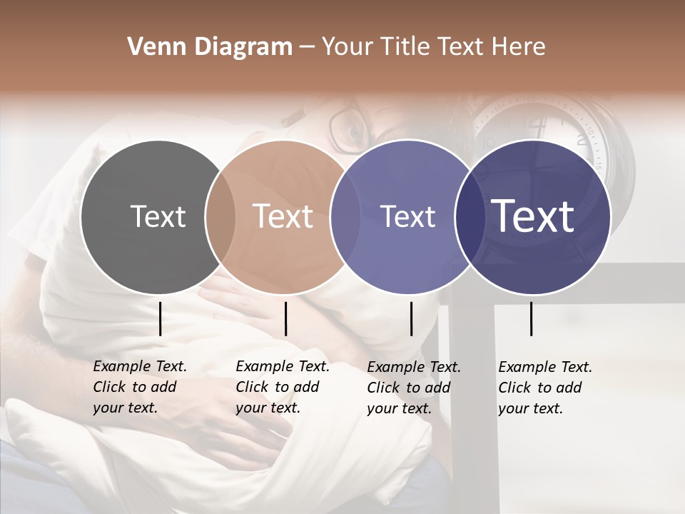 One Caucasian Weekend PowerPoint Template
