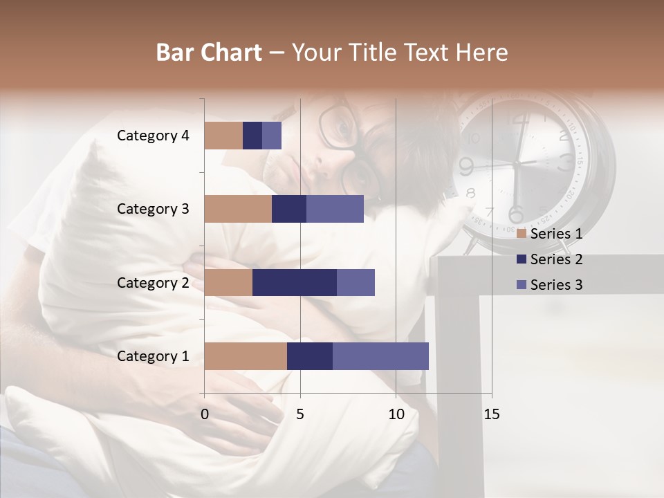 One Caucasian Weekend PowerPoint Template