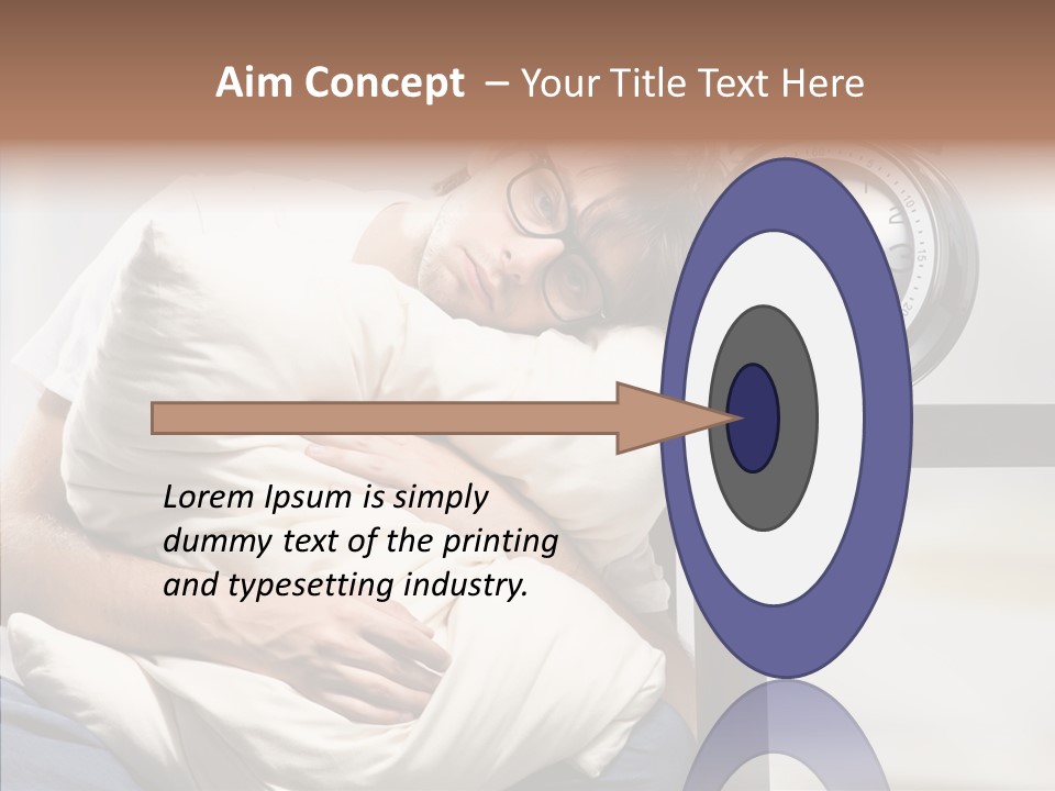 One Caucasian Weekend PowerPoint Template