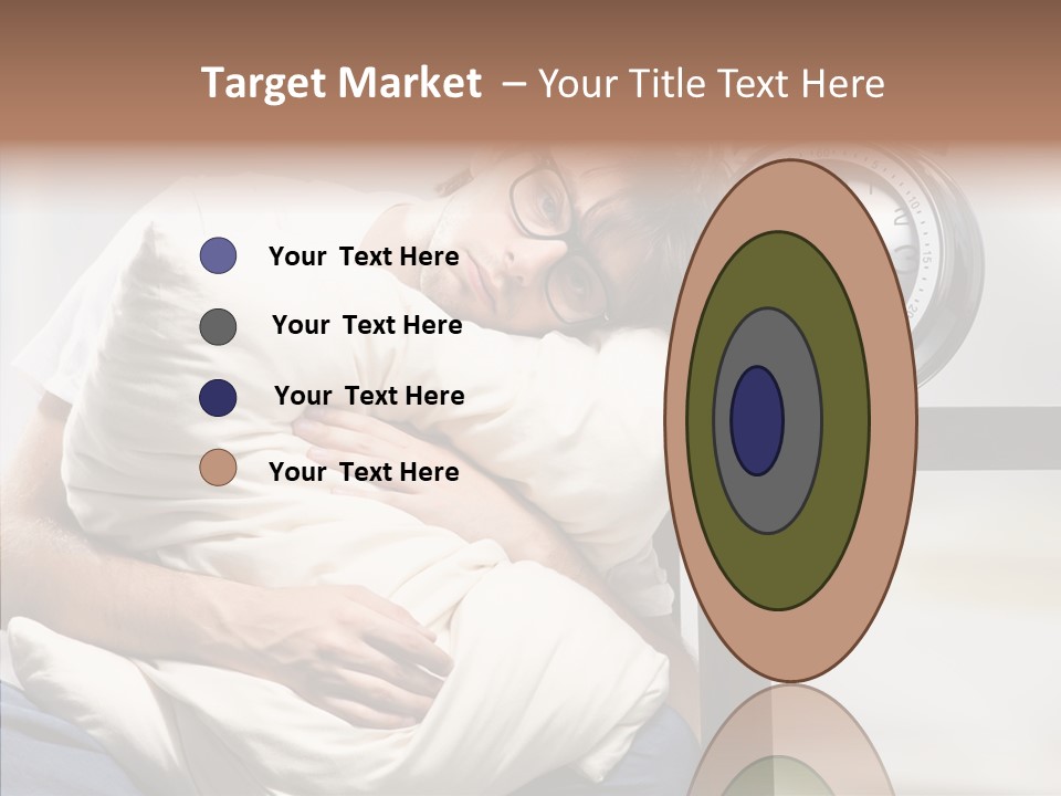 One Caucasian Weekend PowerPoint Template