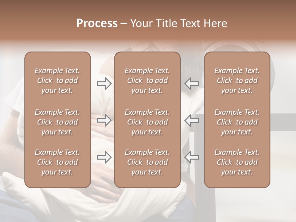 One Caucasian Weekend PowerPoint Template