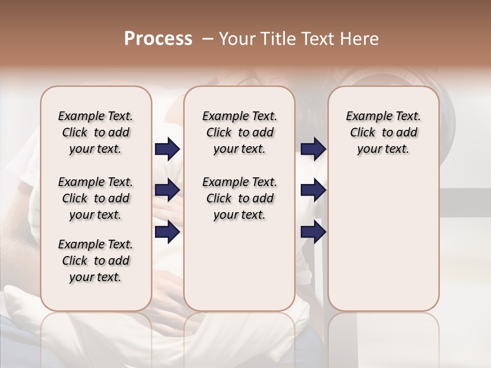 One Caucasian Weekend PowerPoint Template