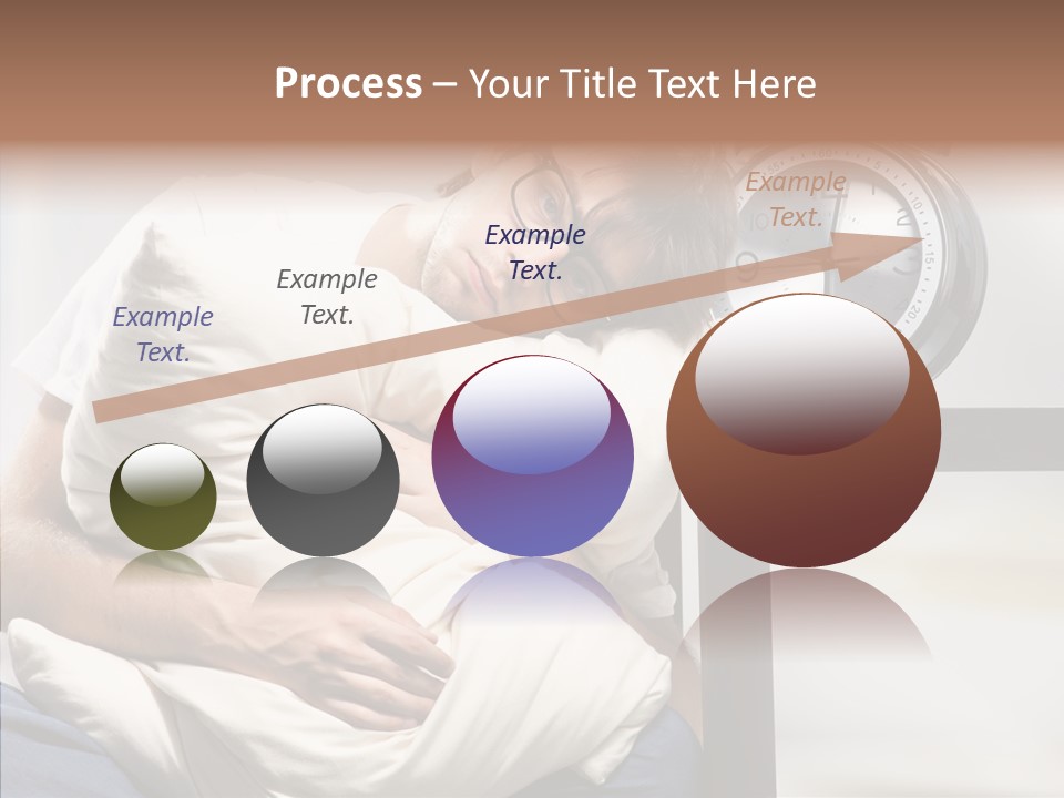 One Caucasian Weekend PowerPoint Template