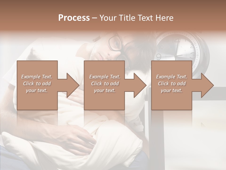 One Caucasian Weekend PowerPoint Template