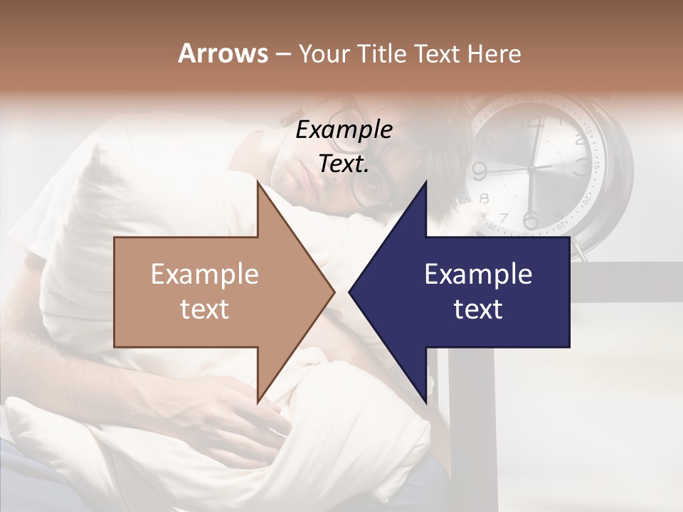 One Caucasian Weekend PowerPoint Template