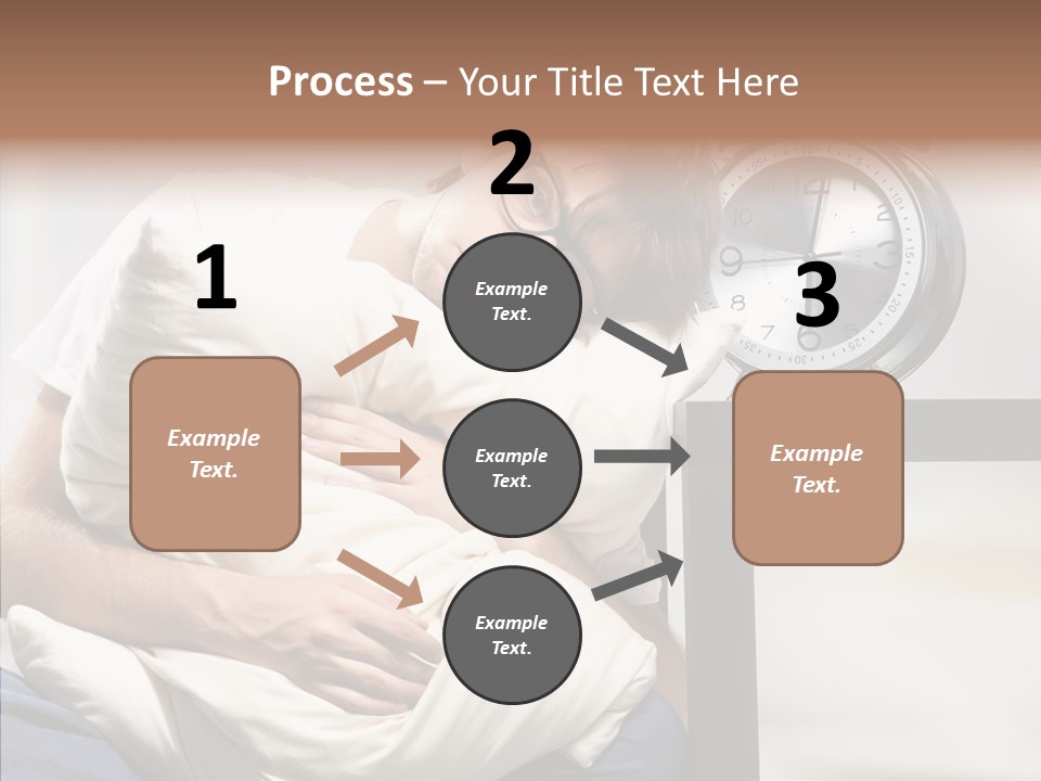 One Caucasian Weekend PowerPoint Template