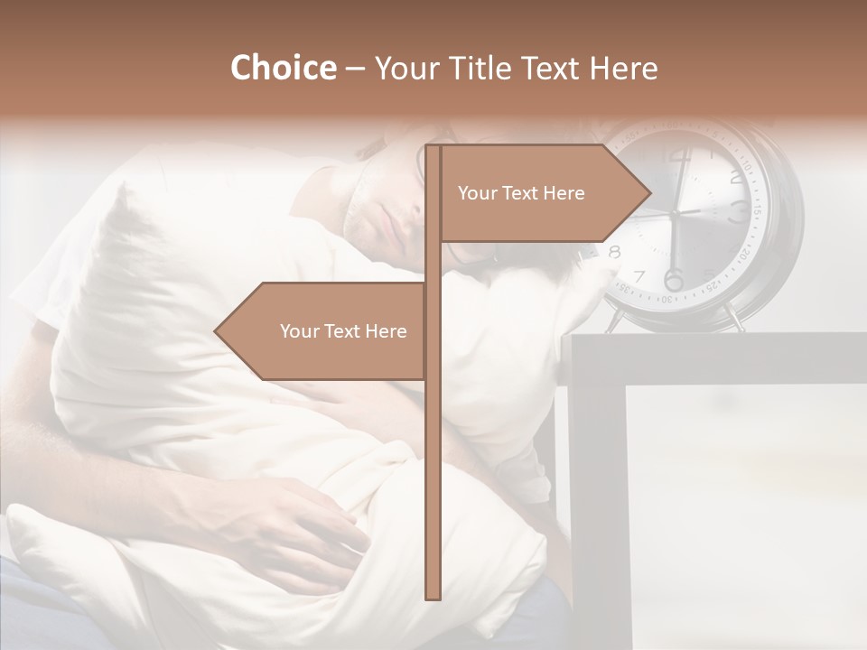 One Caucasian Weekend PowerPoint Template