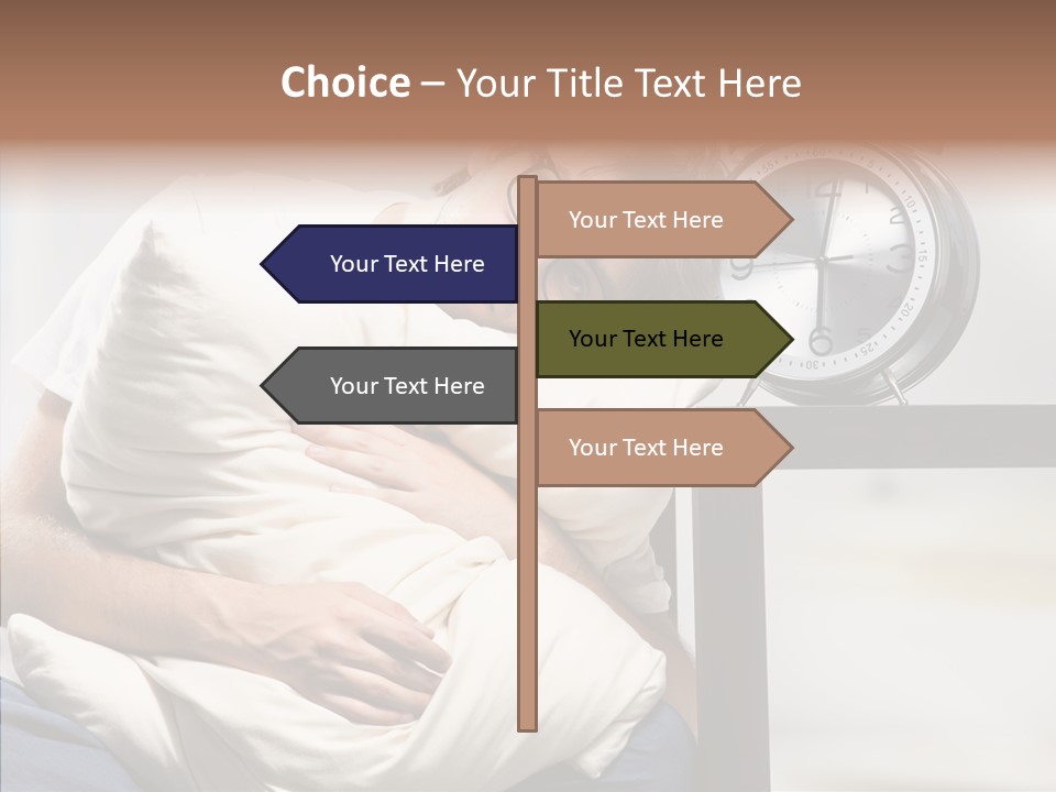 One Caucasian Weekend PowerPoint Template