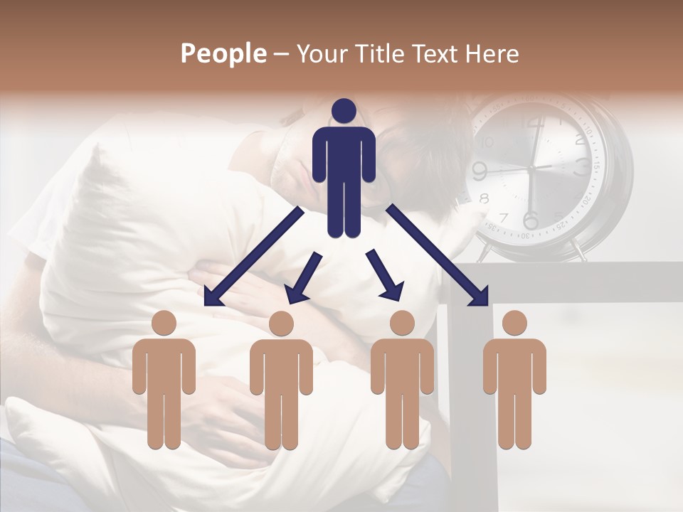 One Caucasian Weekend PowerPoint Template