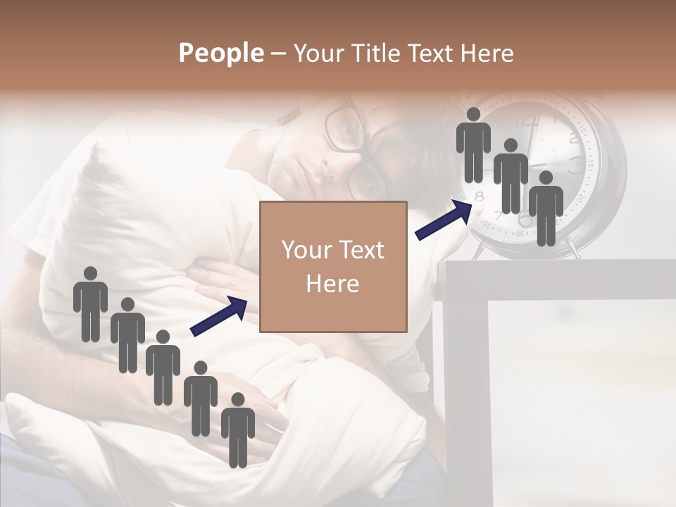 One Caucasian Weekend PowerPoint Template