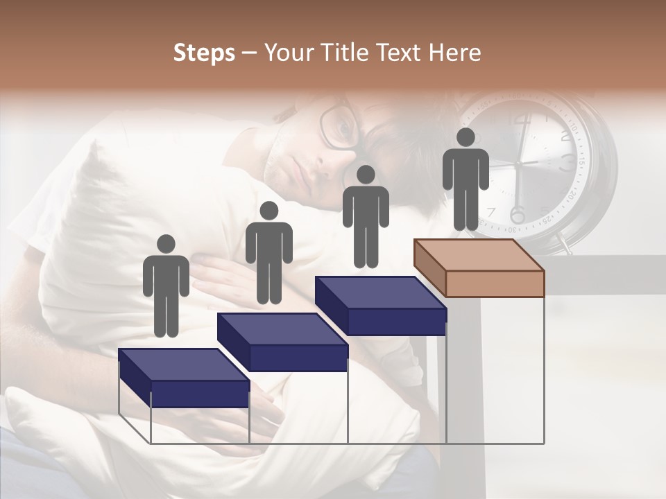 One Caucasian Weekend PowerPoint Template