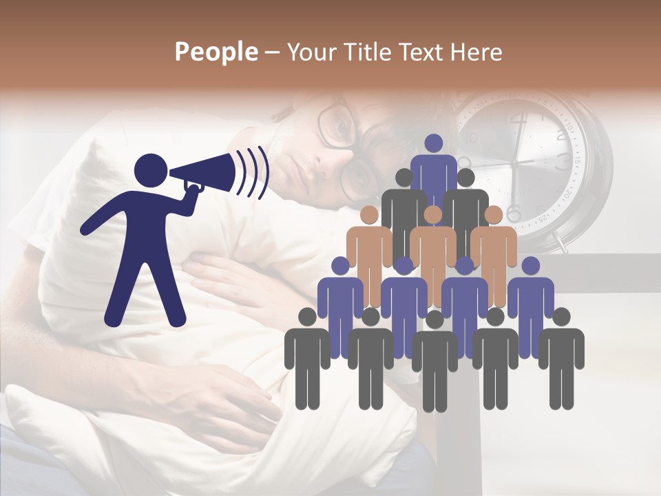 One Caucasian Weekend PowerPoint Template