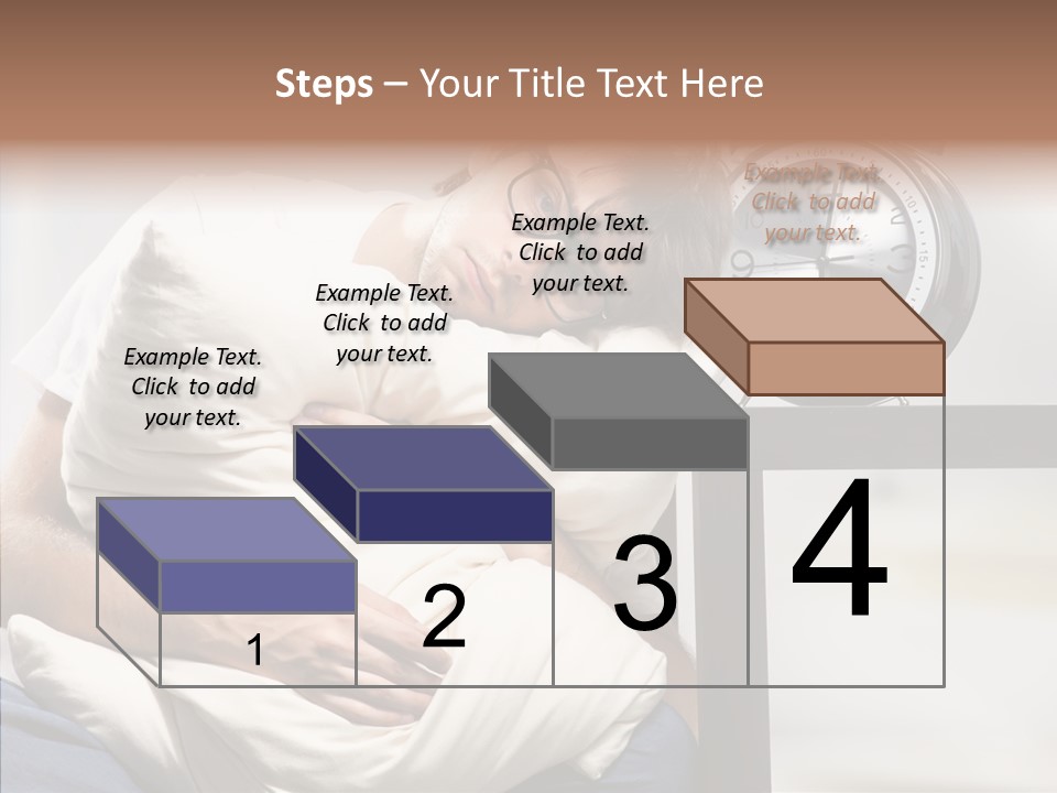 One Caucasian Weekend PowerPoint Template