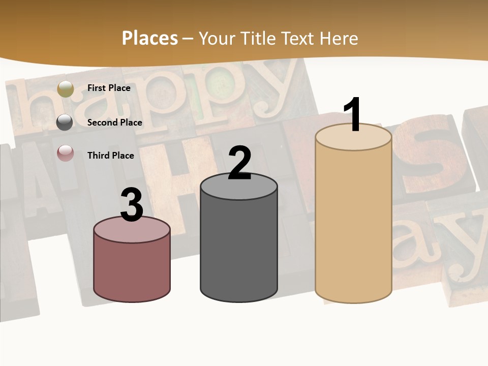 Headline Celebration Text PowerPoint Template