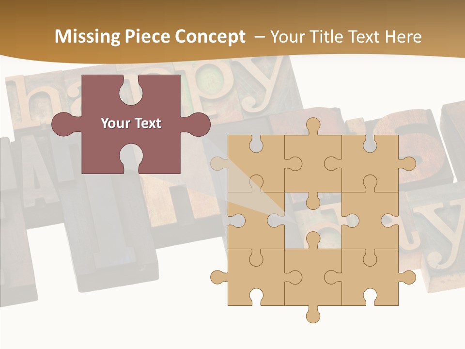 Headline Celebration Text PowerPoint Template