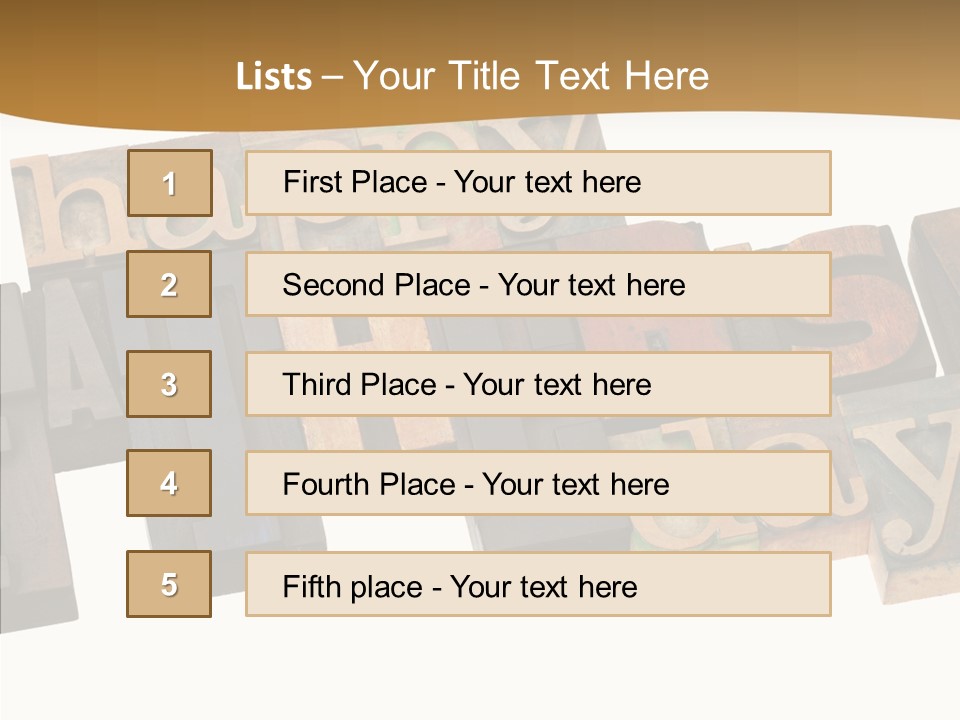 Headline Celebration Text PowerPoint Template