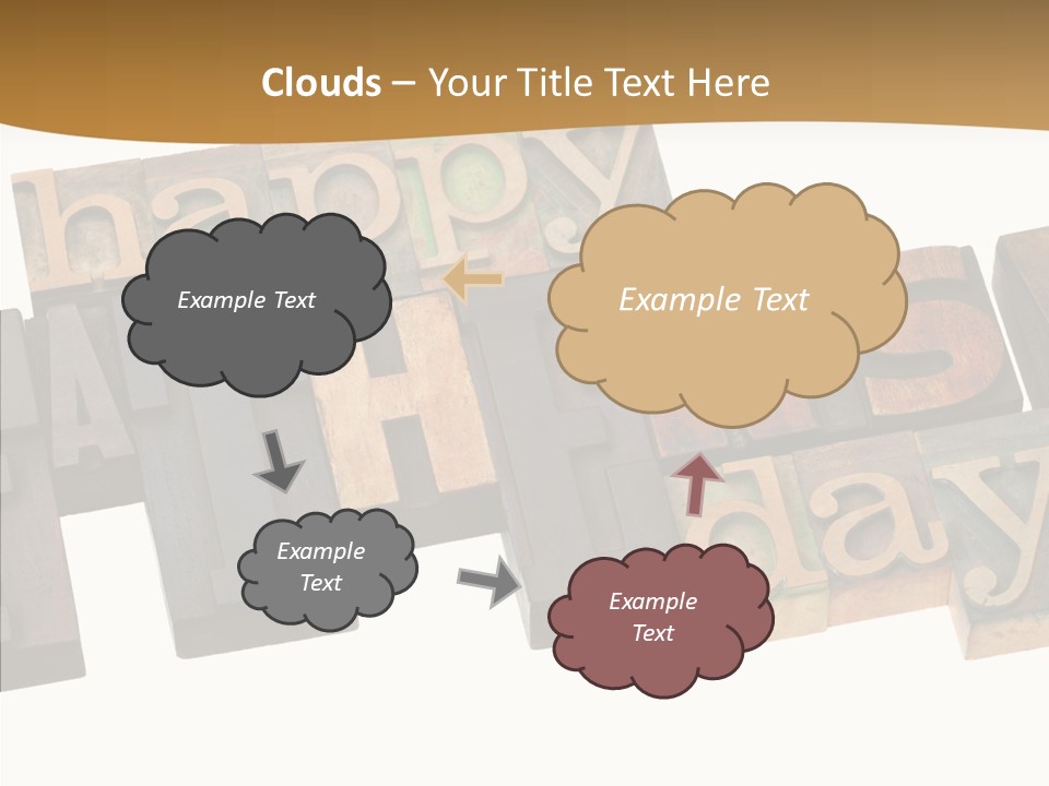 Headline Celebration Text PowerPoint Template