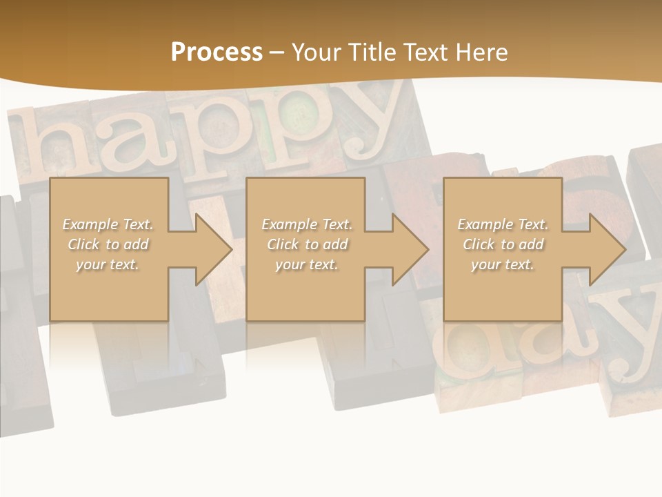 Headline Celebration Text PowerPoint Template
