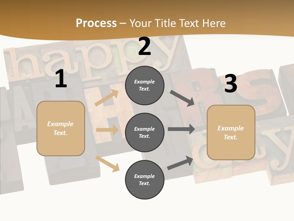 Headline Celebration Text PowerPoint Template