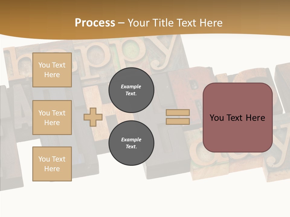 Headline Celebration Text PowerPoint Template