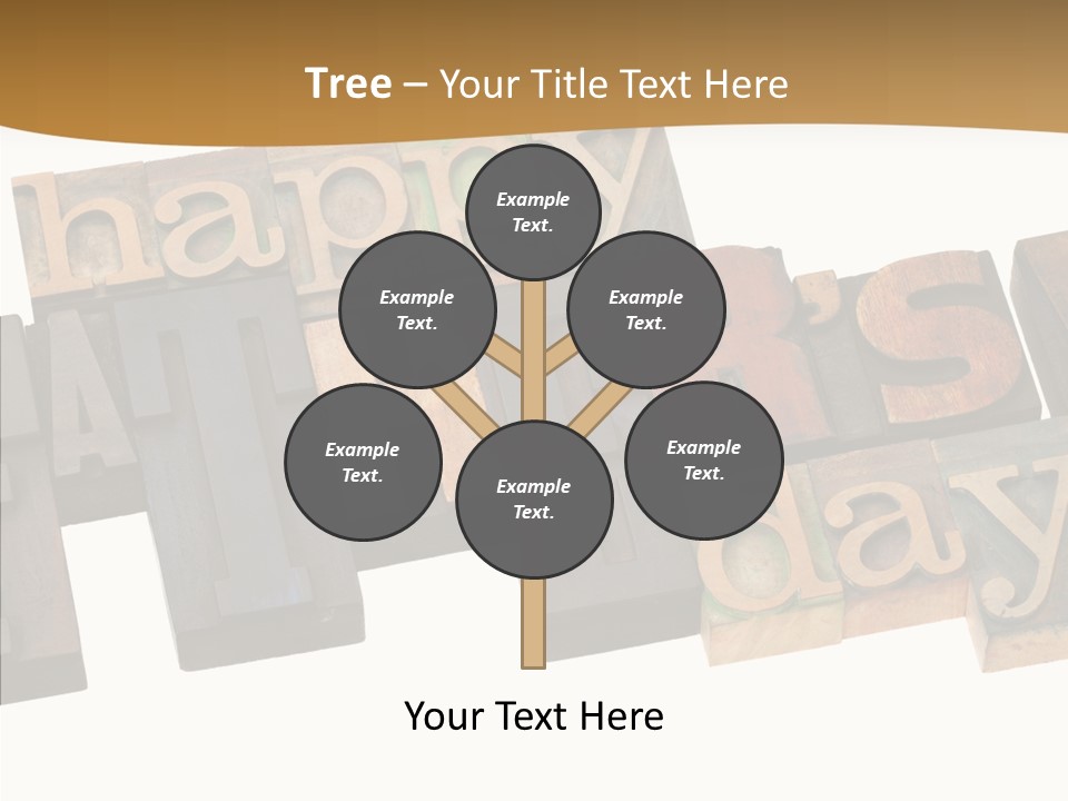 Headline Celebration Text PowerPoint Template