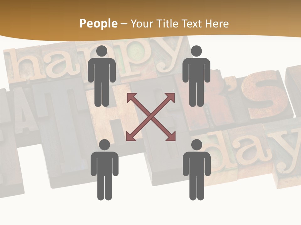 Headline Celebration Text PowerPoint Template