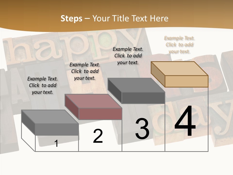 Headline Celebration Text PowerPoint Template