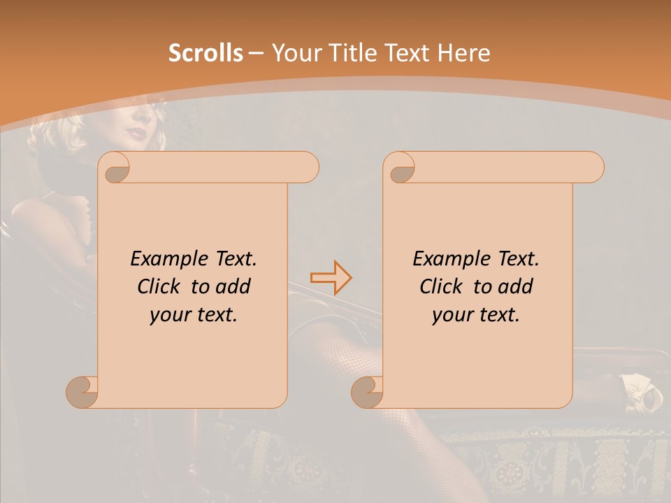 Stylish Luxury Ual PowerPoint Template