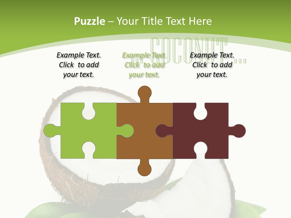 Fresh Brown Object PowerPoint Template