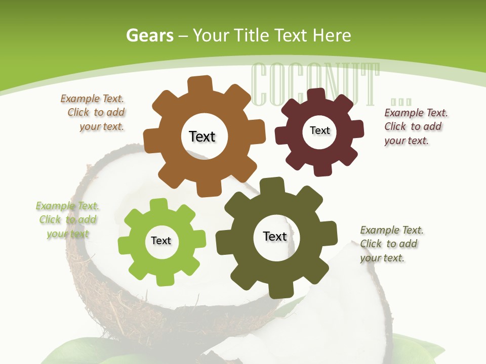 Fresh Brown Object PowerPoint Template